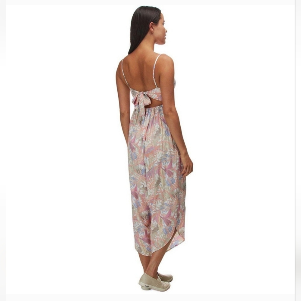Patagonia Lost Wildflower Jumpsuit Romper Jurassic Ferns Pelican Pink - Picture 2 of 7